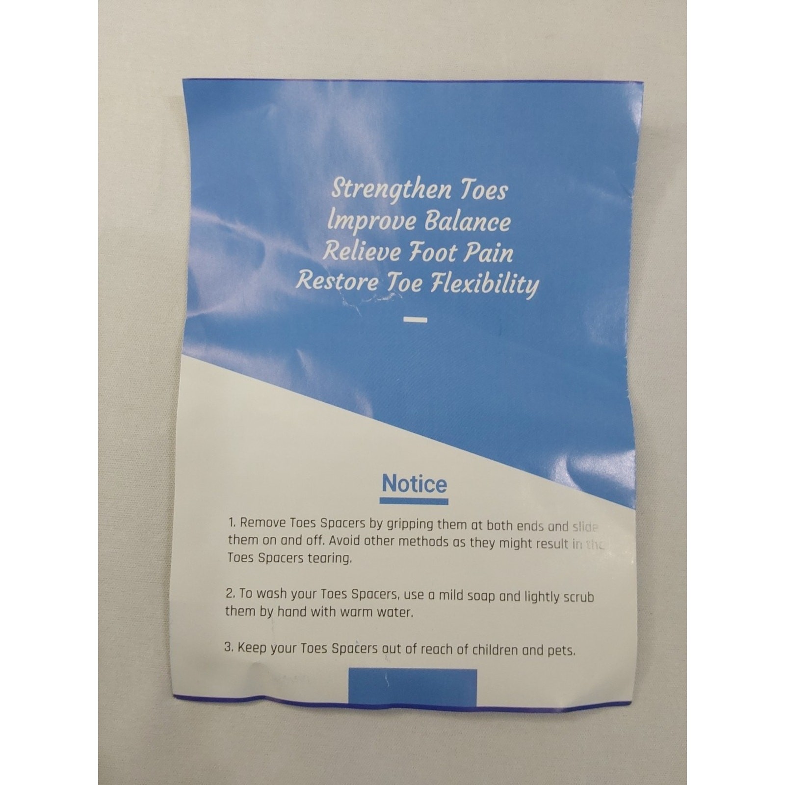 Comfort & Balance Toe Separators 2 Pair Size Small