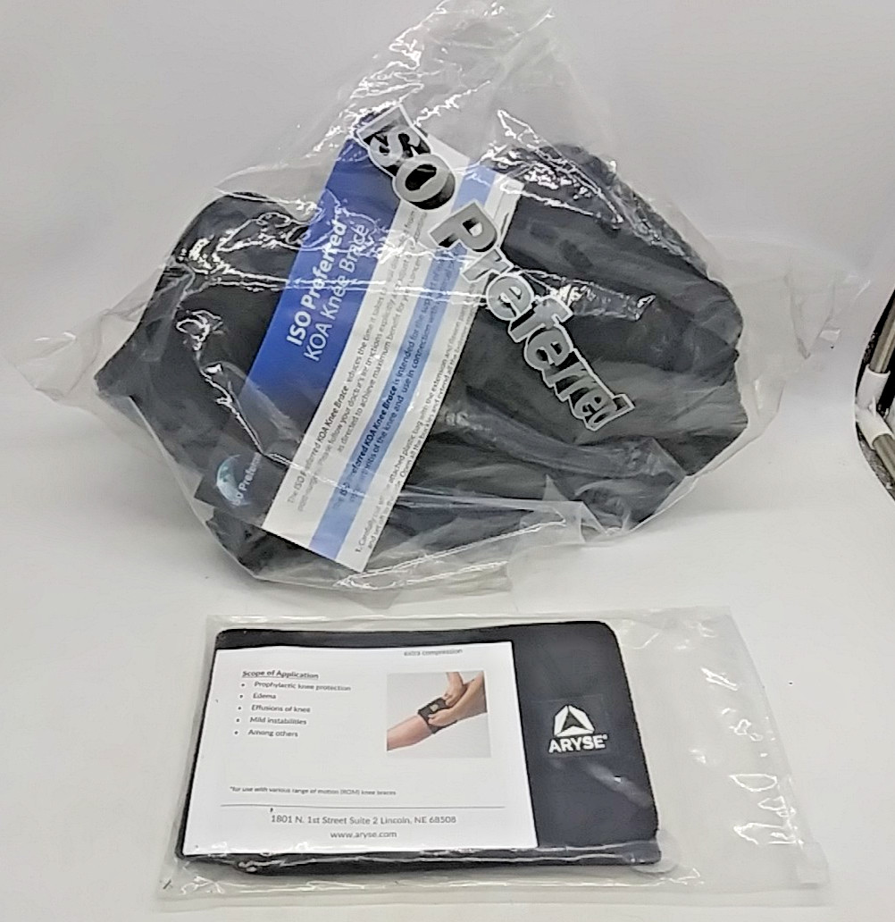 ISO Preferred KOA Hinged Knee Brace KN207SL Size UNI/Left w/Sleeve New Universal