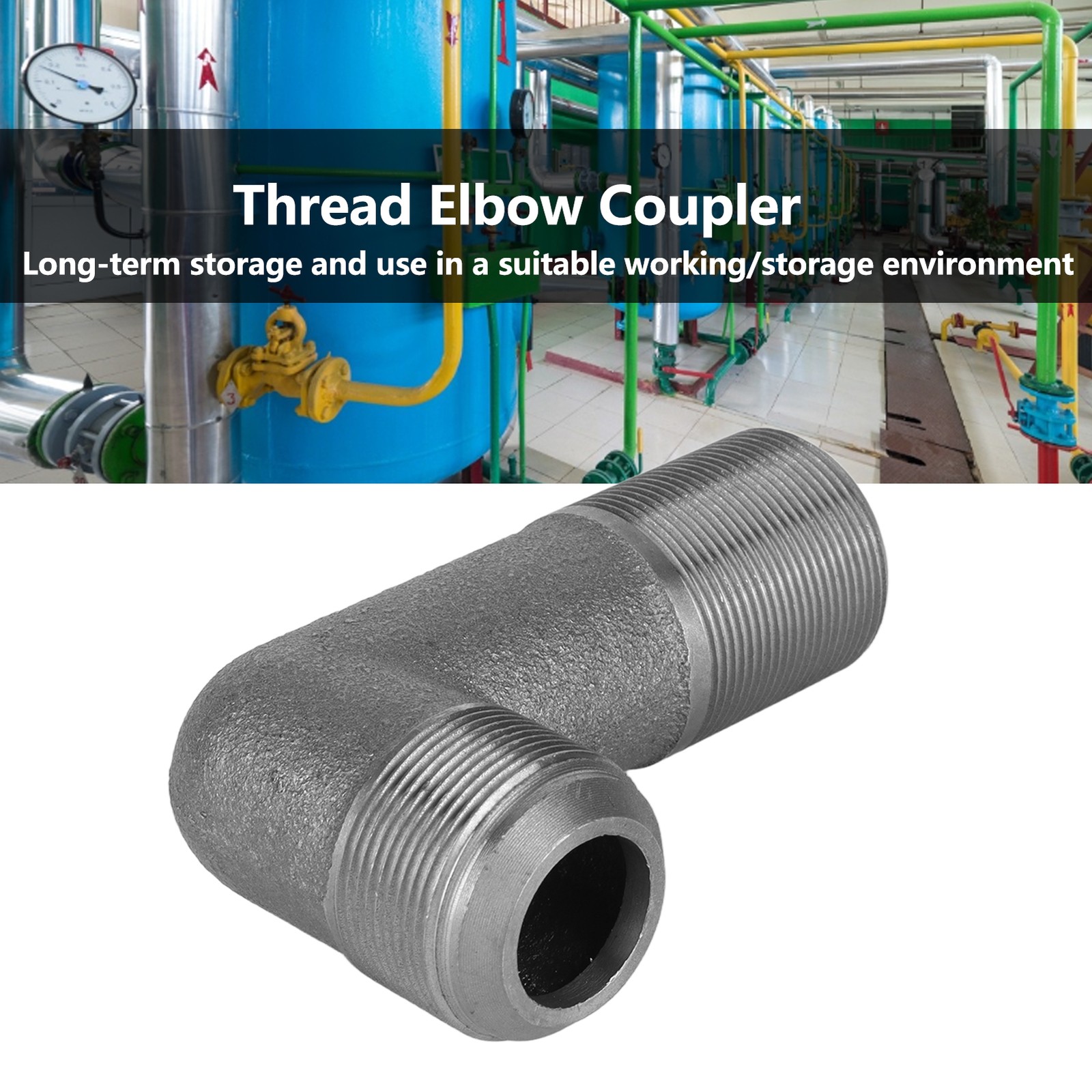 Air Compressor Elbow Cast Iron Thread Elbow Coupler Fittings For Air Compressor
