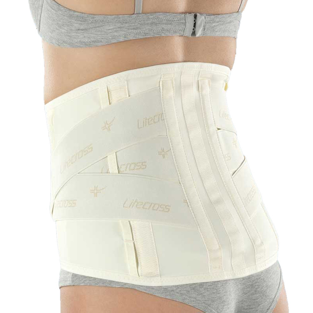 Ro+Ten Lumbar Band Orthopedic Bust Corset Litecross90 Cream Beige