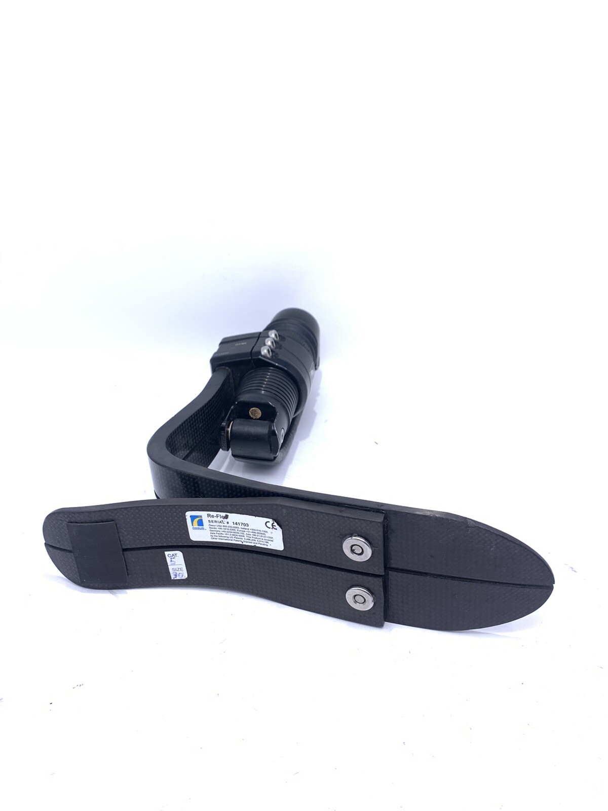 ossur reflex Re-flex Shock prosthetic foot. size 30. category 5. prosthetic leg