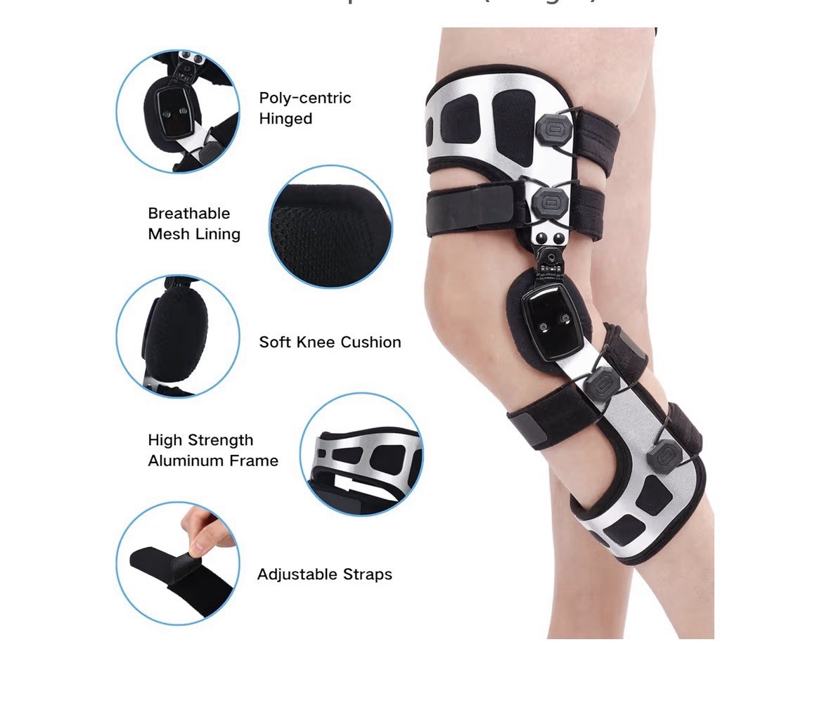 OA Unloader Knee Brace, Double Upright Unloader Knee Brace – Right, Size Small