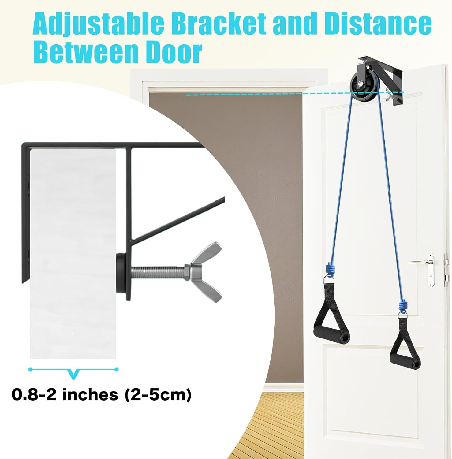 Shoulder Pulley for Physical Therapy & Rehab, over the Door Pulley System