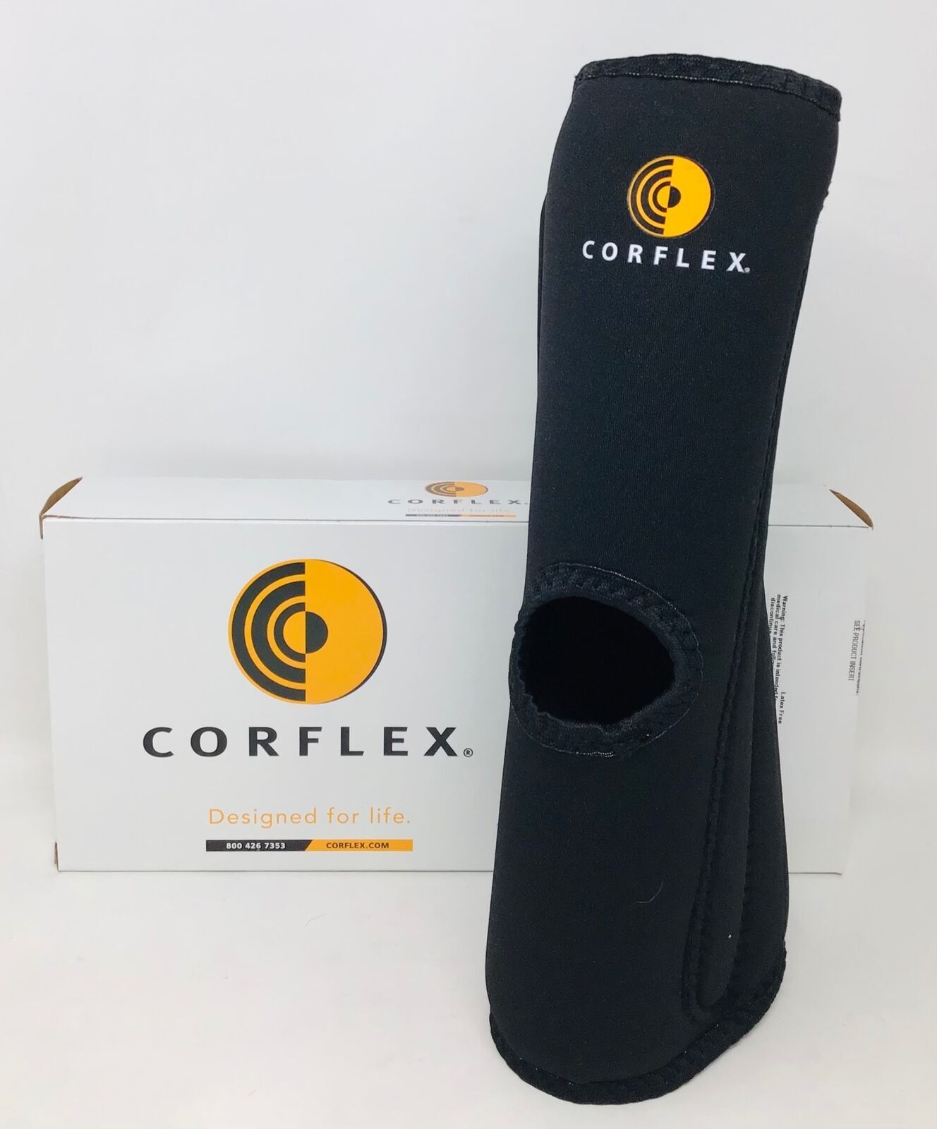 NEW Corflex Cooltex Knee Sleeve Brace with Stays Open Pat Sz Small / Medium