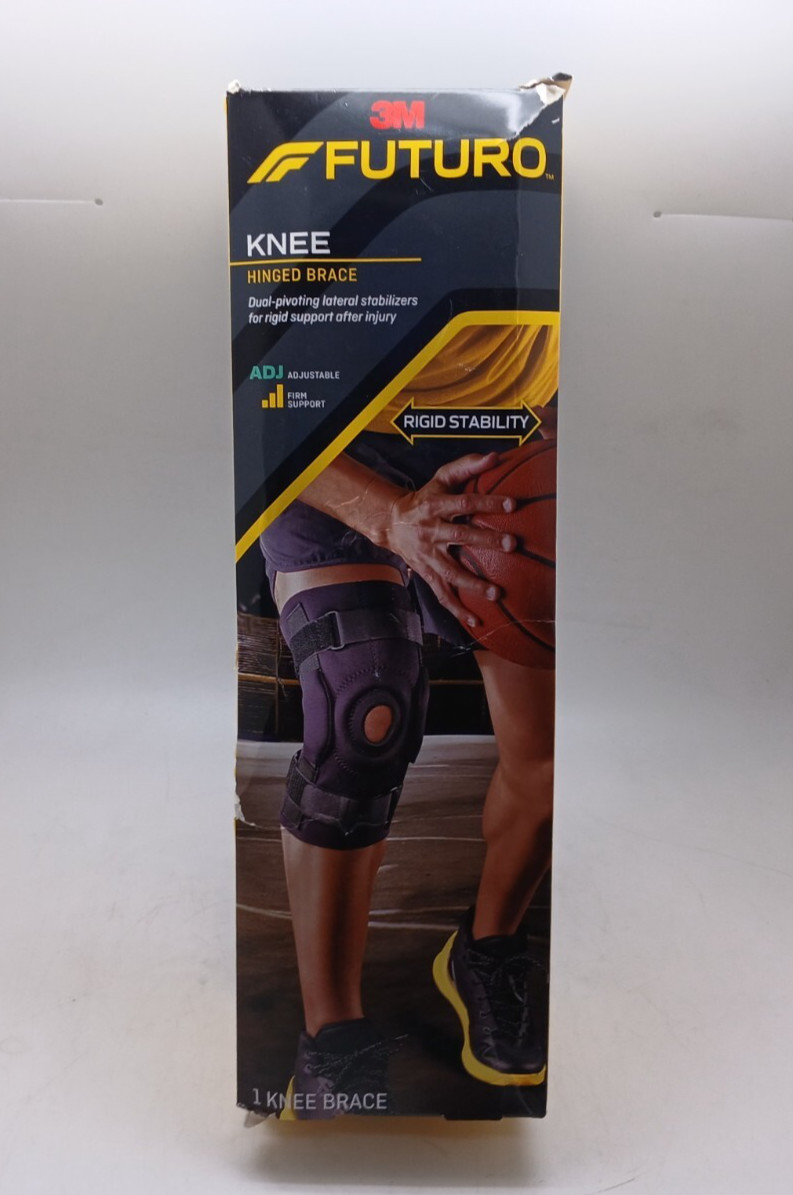 3M Futuro Knee Brace Hinged Adjustable Firm Support | Black One Size