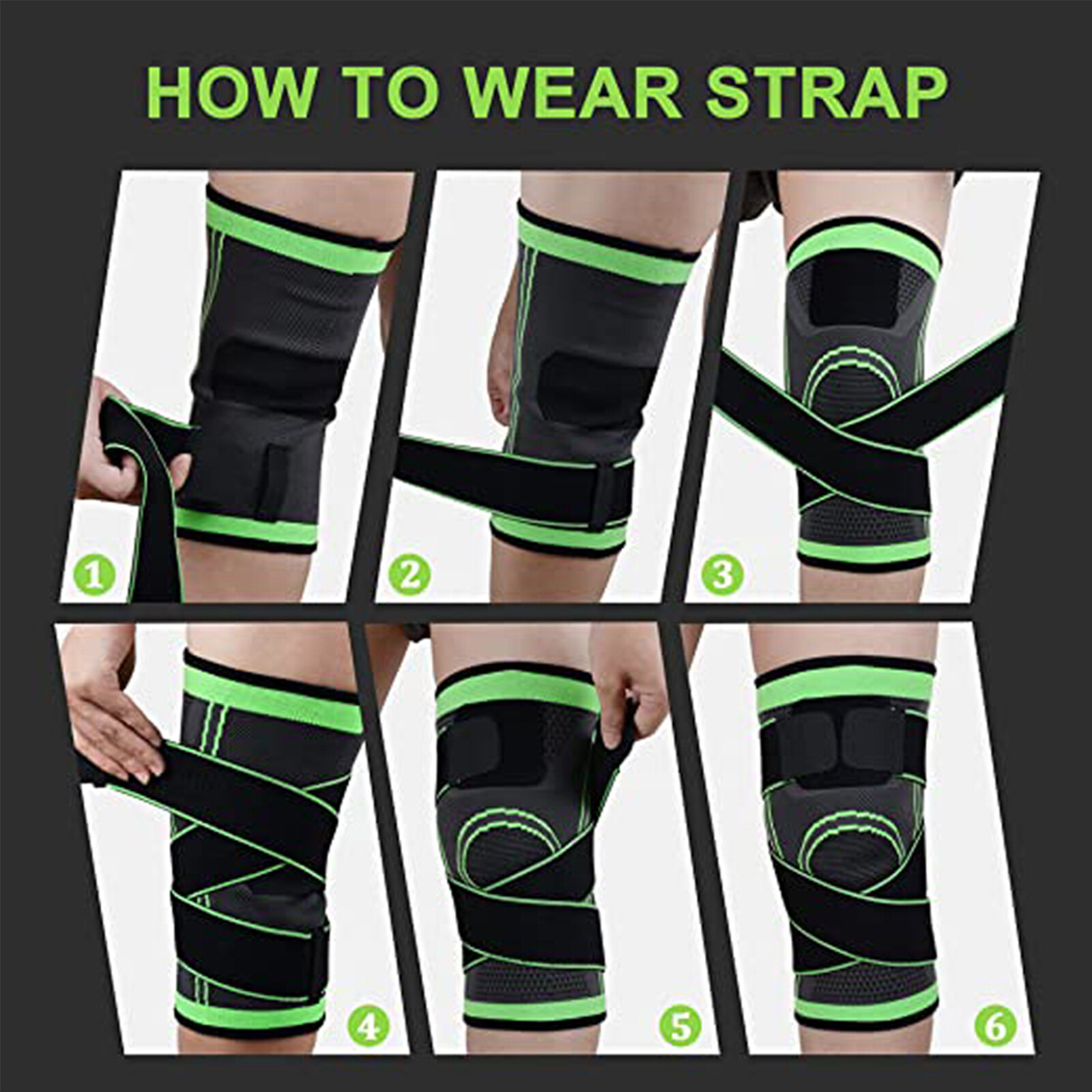 Circa Knee Savers Sleeve Compression Tendon Brace for Arthritis Pain Relief1x/2x
