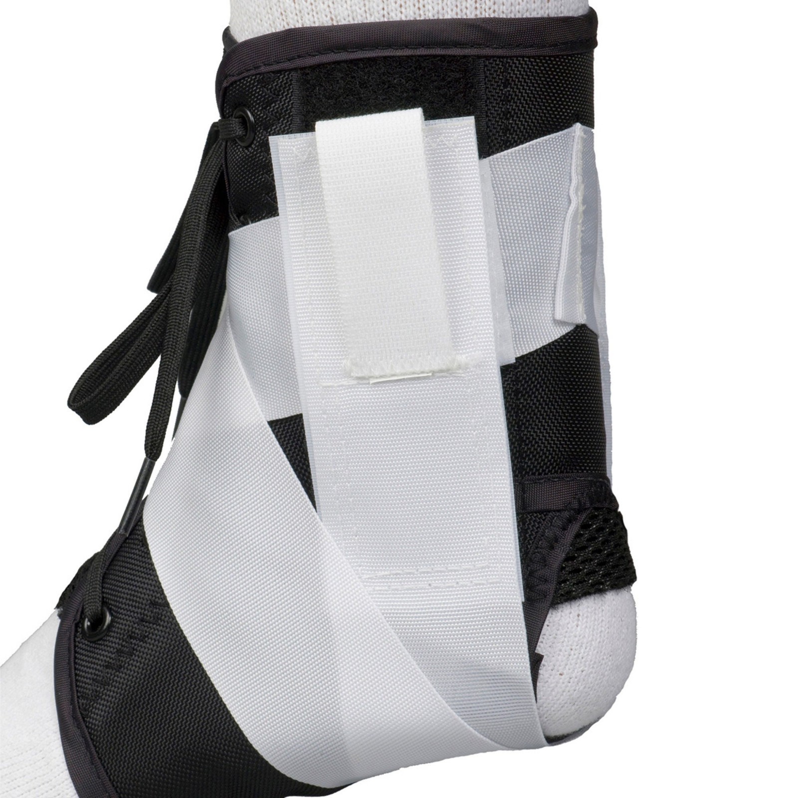 ASO Black Ankle Support Small 11-12″ Ankle Circumf. Lace Up for the Foot 264012