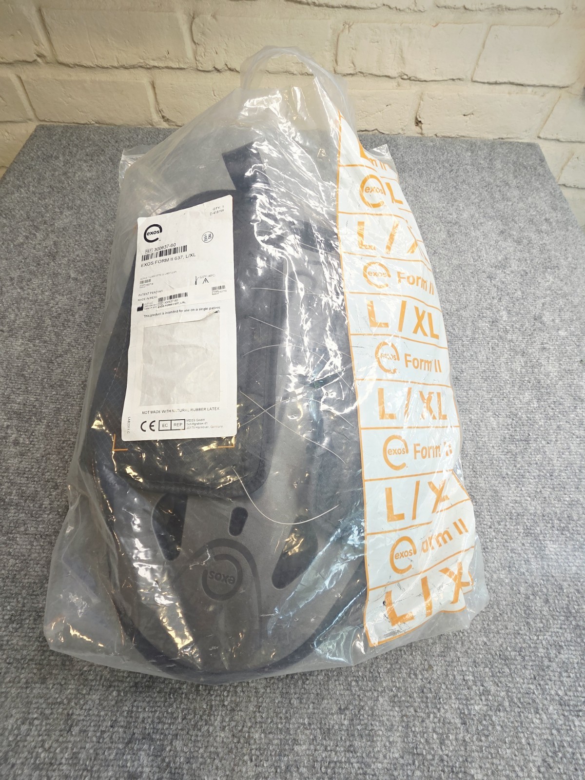 DJO Exos FORM II 637 Back Brace L/XL Lumbar Support BOA Closure 300637-60