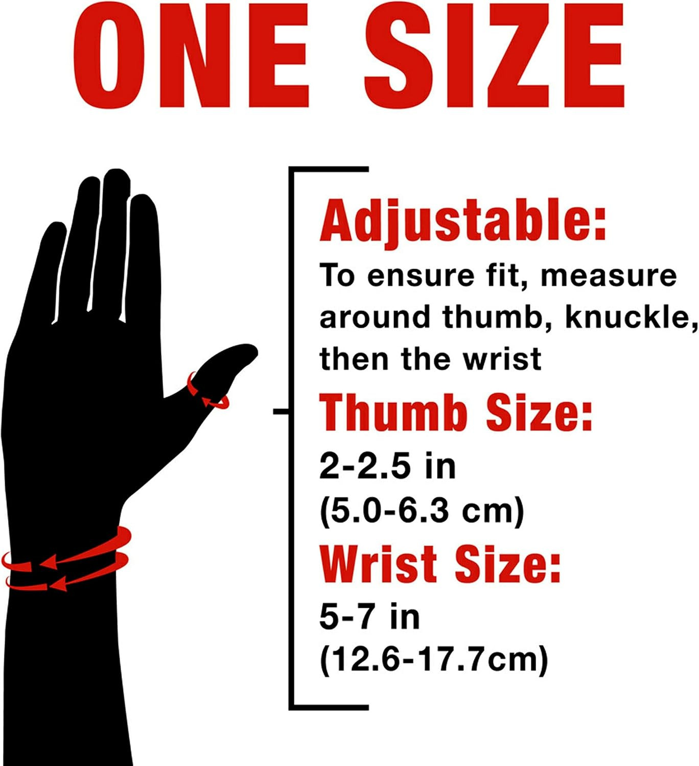 ACE Thumb Stabilizer Adjustable, Black
