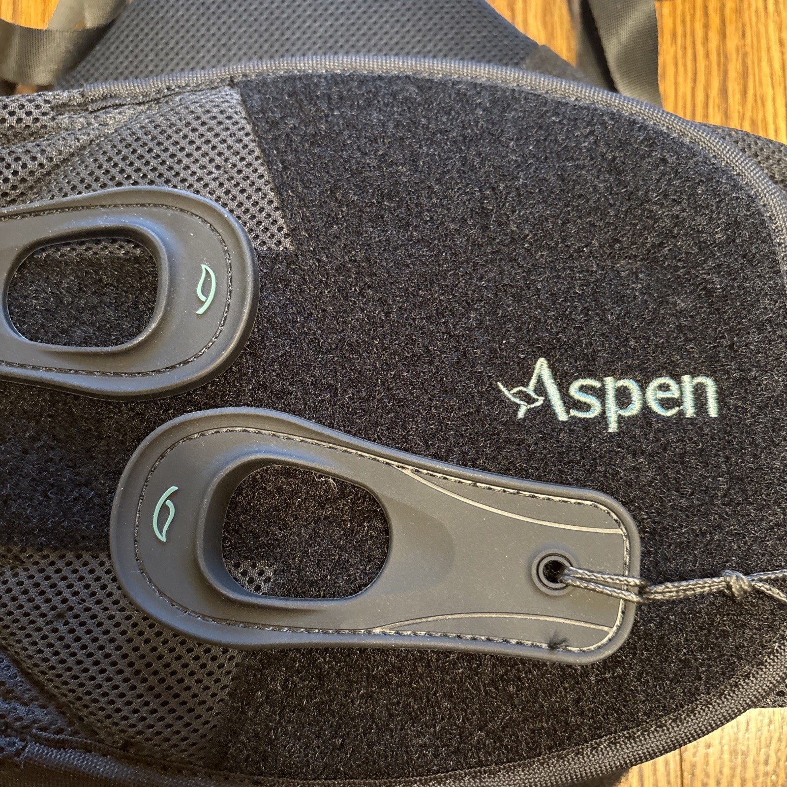 Aspen Horizon 456 TLSO One Size Adjustable Back Brace Black