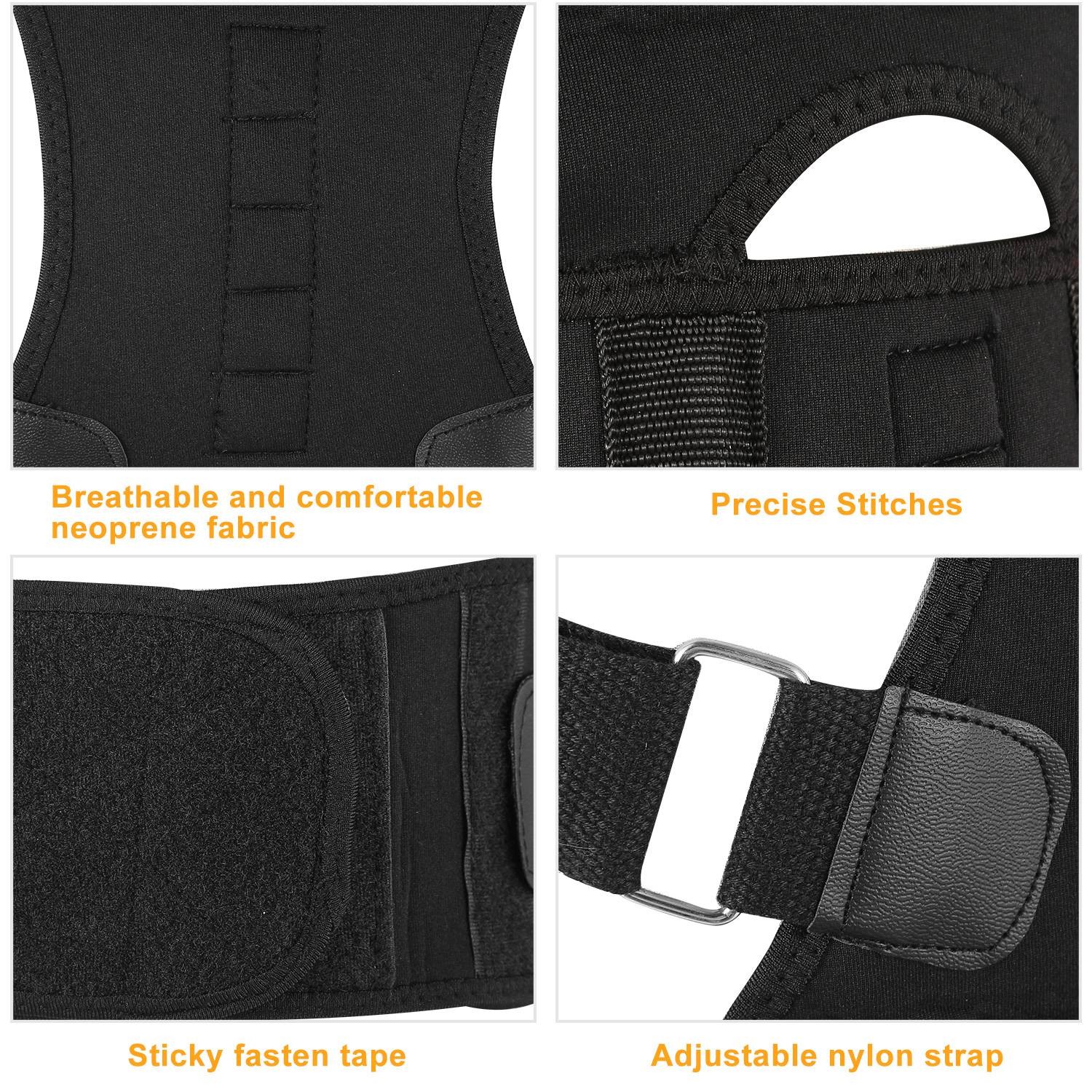 Adjustable Magnetic Posture Corrector Back Lumbar Support Brace Belt