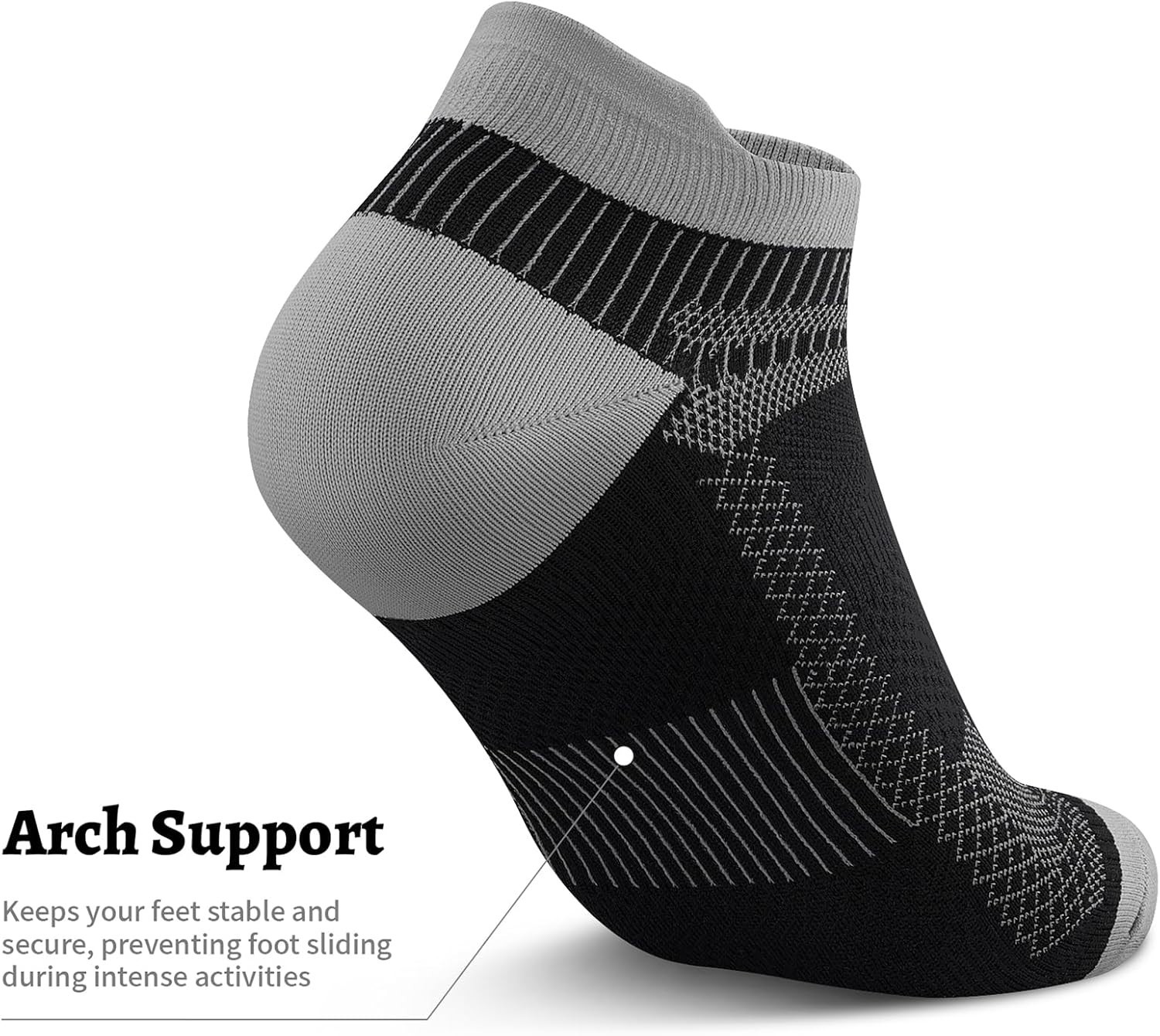 Breathable Ankle Compression Socks – Unisex Low Cut for Performance & Comfort