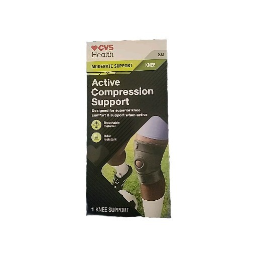CVS Knee Active Compression Support SM Superior Knee Comfort, Breathable
