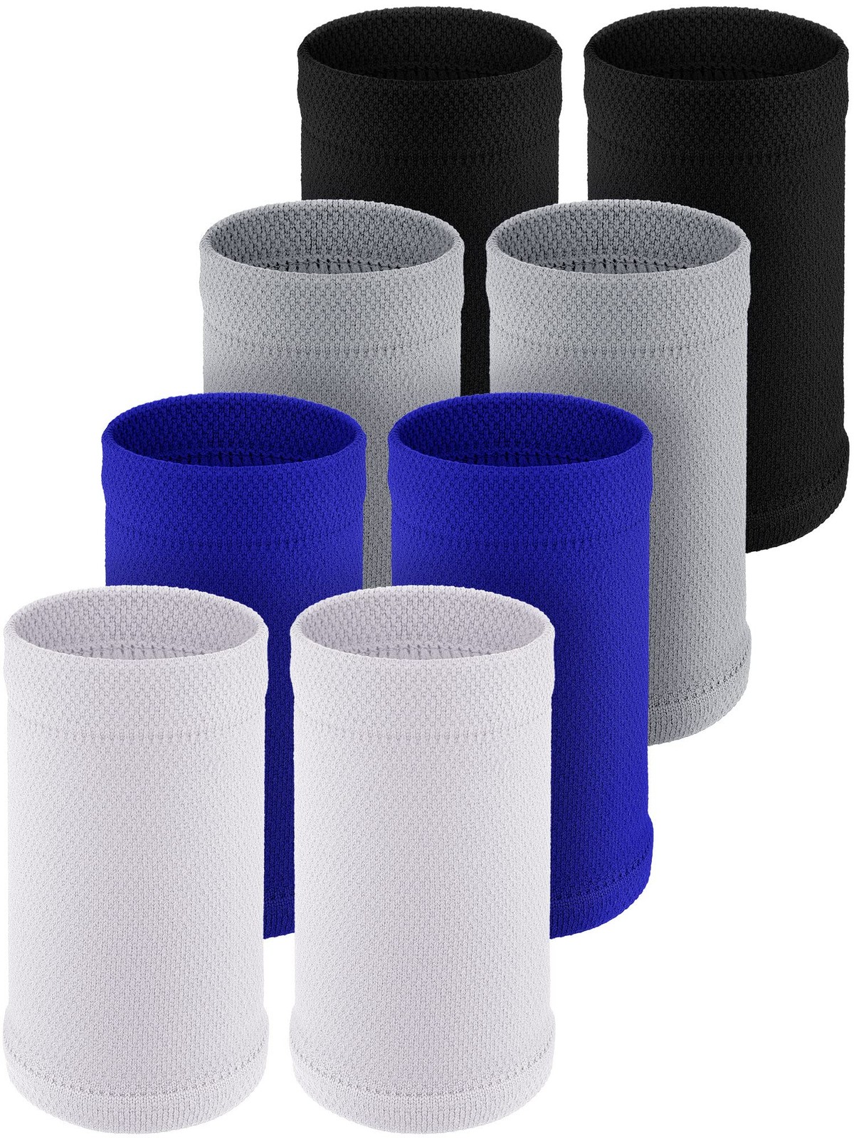 4 Pairs Compression Wrist Support Brace for Men and Women – Breathable Thin B…