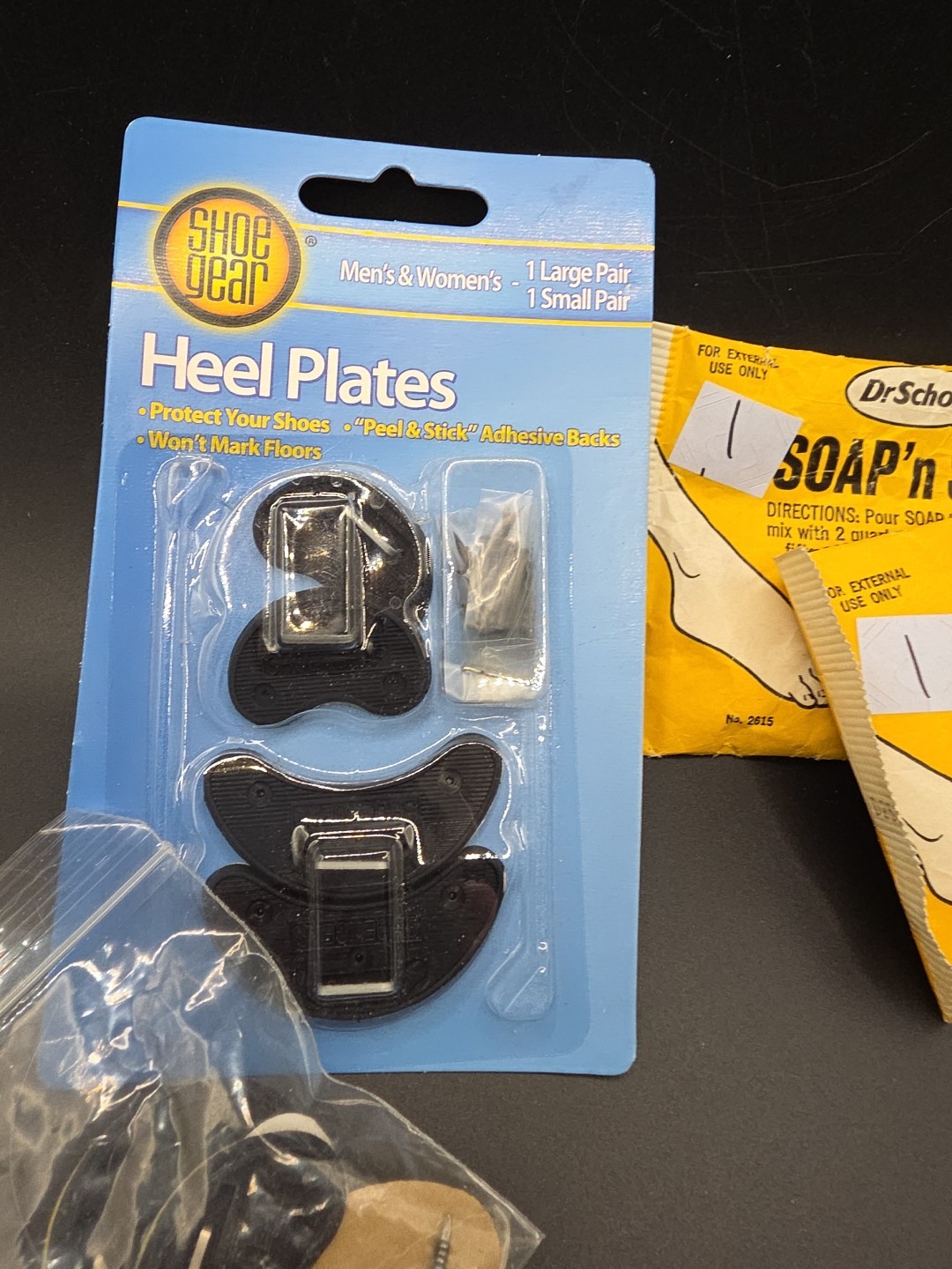 Orthotic Feet Shoe Gear Lot Bundle Heel Plates Polish Soap Soak Cream Horn Care