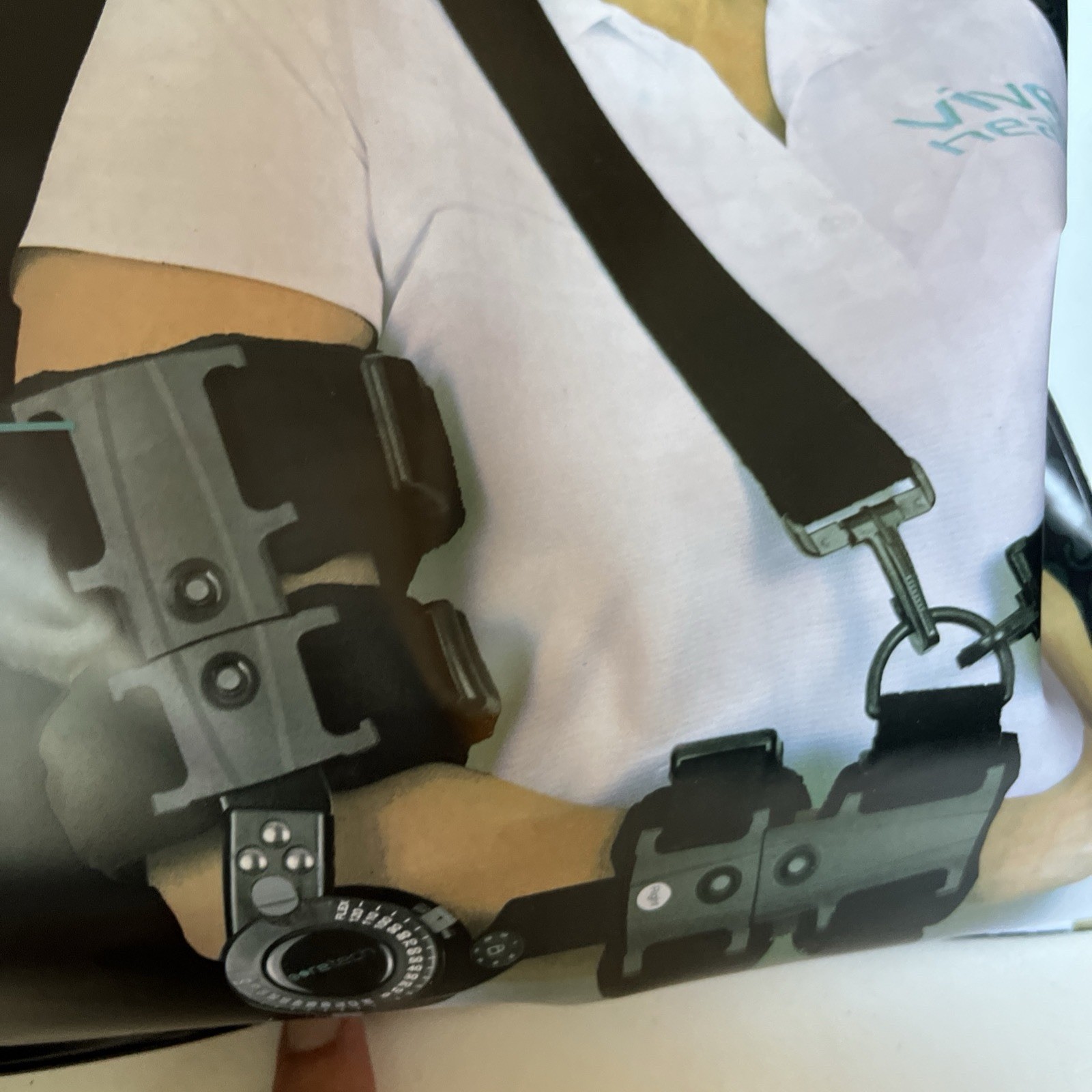 CoreTech Adjustable Hinged Elbow Brace RIGHT ROM Brace, Stabilizer Splint