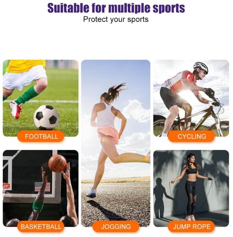 2 Pack Elastic Ankle Brace Support Compression Wrap Sport Fitness Guard Band