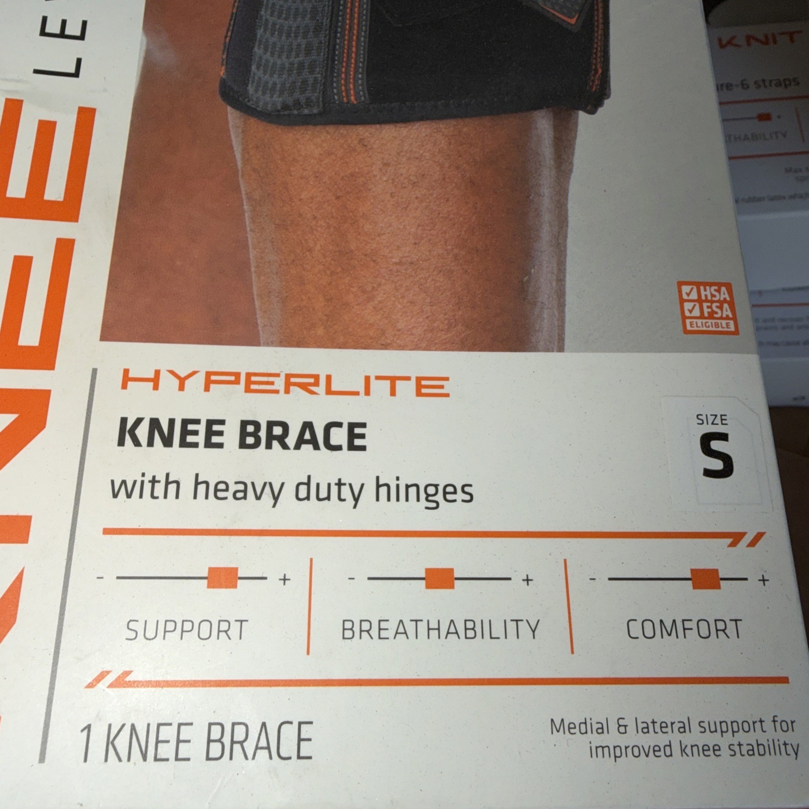 Shock Doctor Level 3, Knee Brace with heavy duty Hinges, size small 13”-14