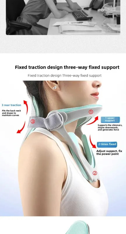 Adjustable Cervical Traction Device Posture Corrector Cervical Collar Neck