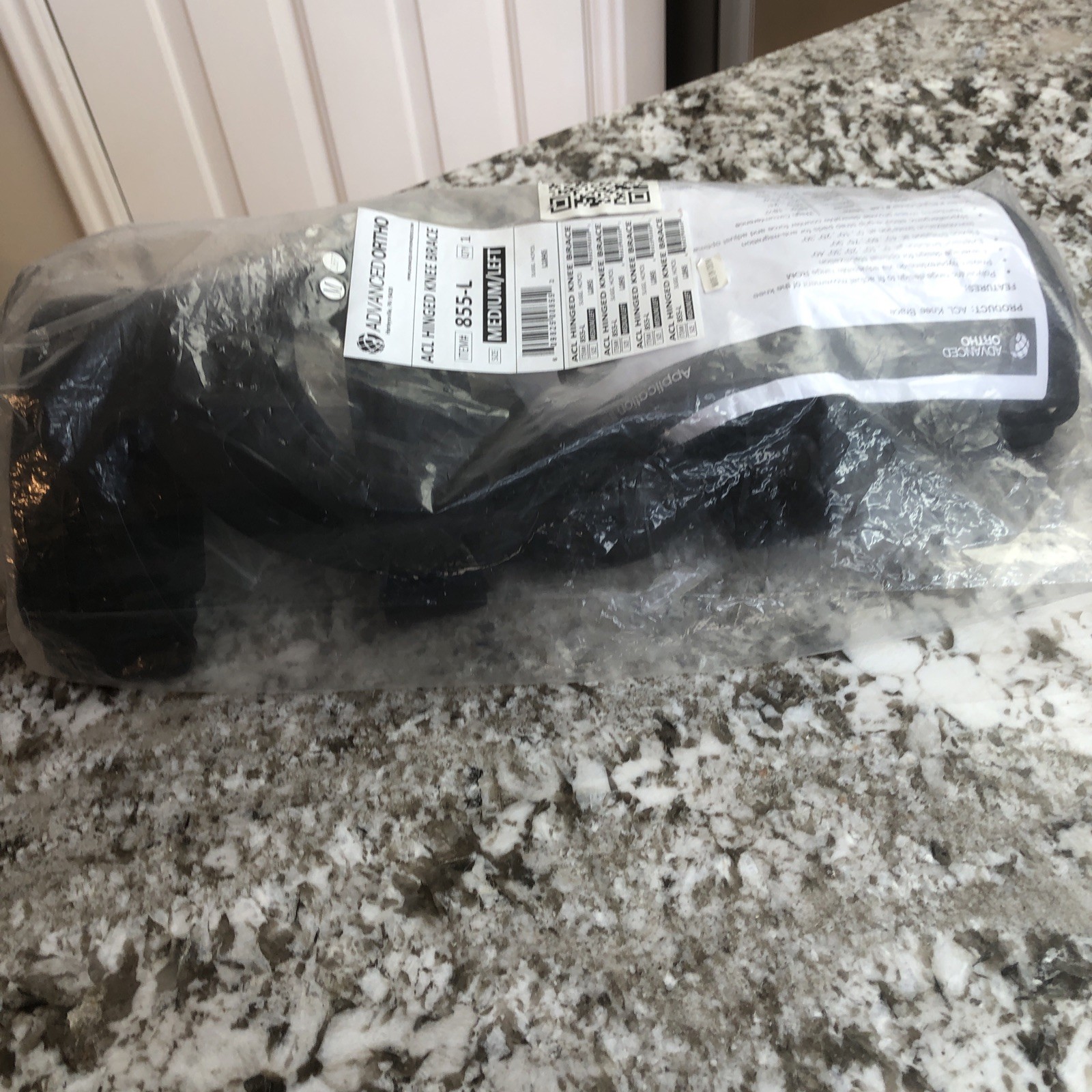 Advanced Ortho ACL Hinged Knee Brace 855-L Medium Left ROM Post Op Support NEW