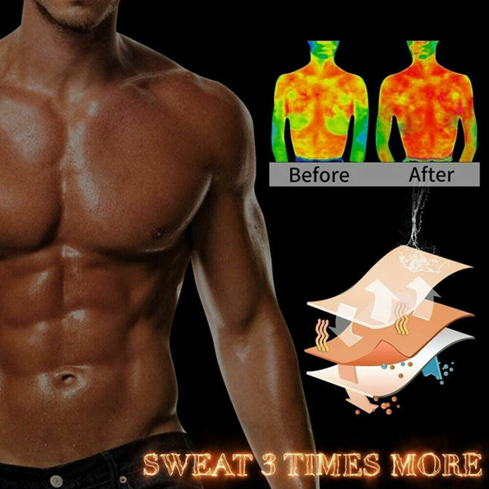 Sweat Belt Women Or Men Tummy Waist Trainer Hot Body Shaper Slim Band Wrap USA
