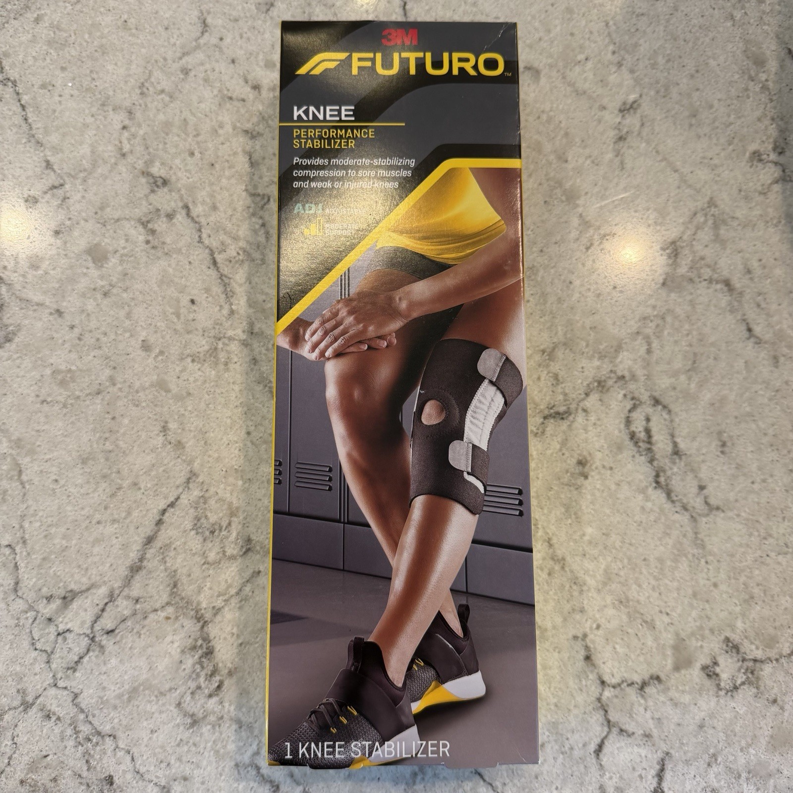 3M Futuro Knee Performance Stabilizer fits Left or Right Knee Moderate Support