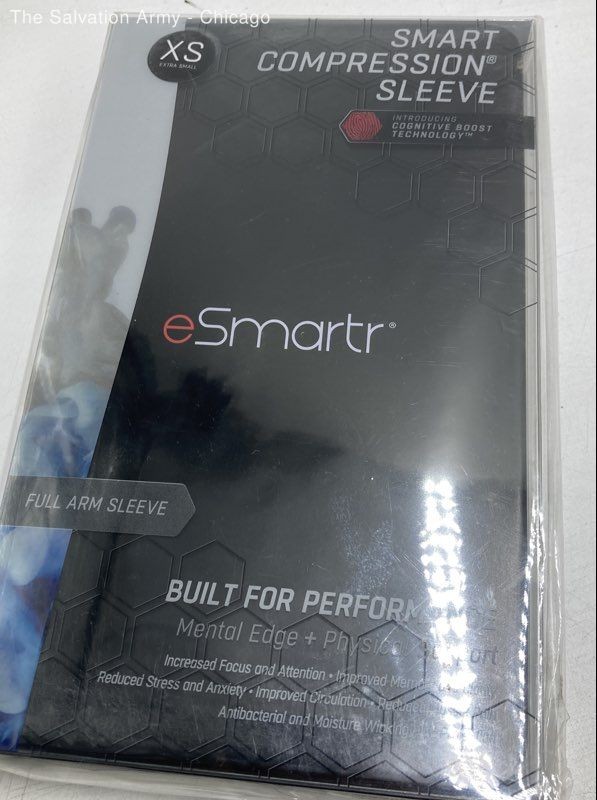 eSmartr Cognitive Boost Technology Full Arm Smart Compression Sleeve Size XS