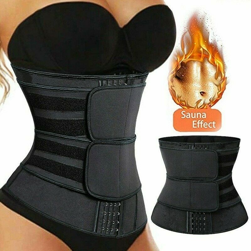 Waist Trainer Training Body Shaper Shapewear Underbust Cincher Tummy Belt Corset