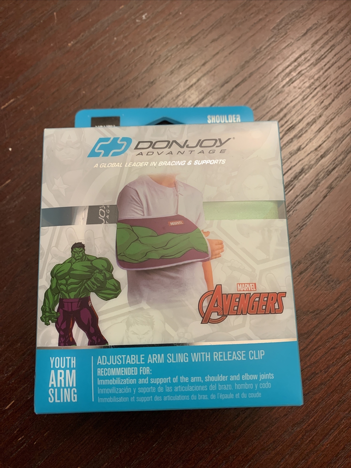 DonJoy Advantage Marvel Avengers Youth Shoulder Mild Adjustable Arm Sling