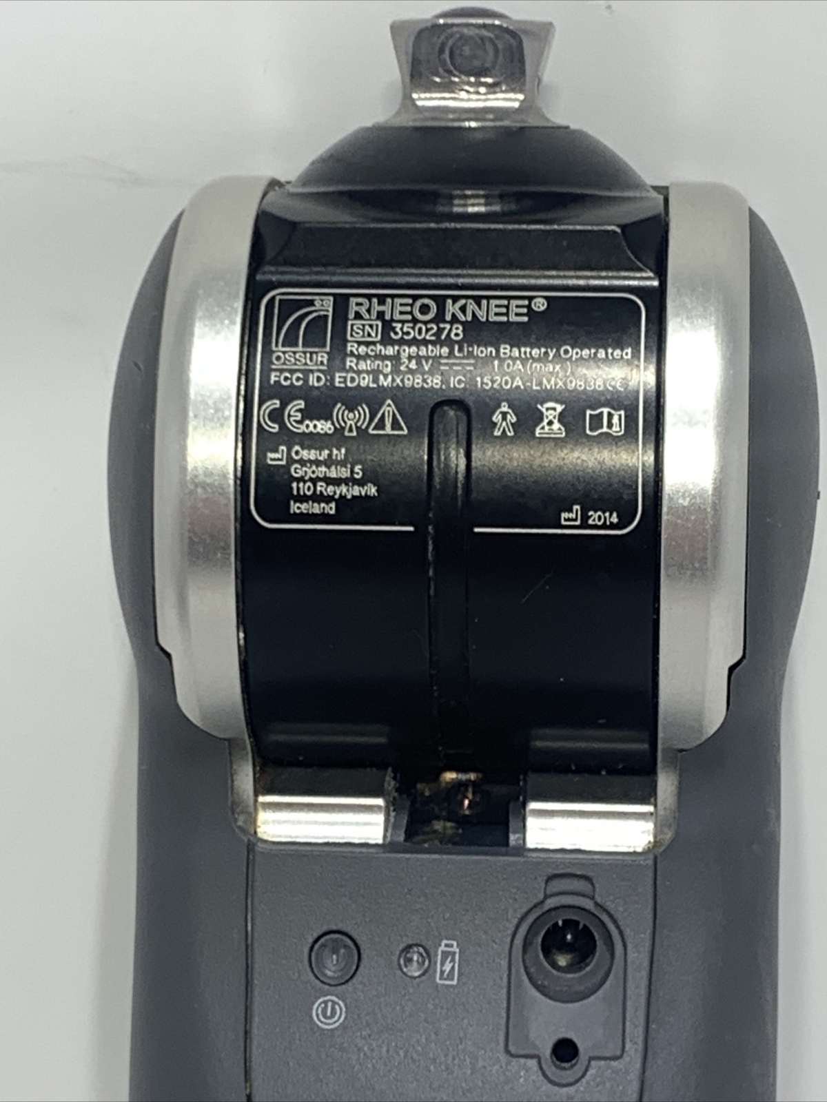 Ossur Rheo 3 Prosthetic Knee Microprocessor Prosthetic Knee. 2014.