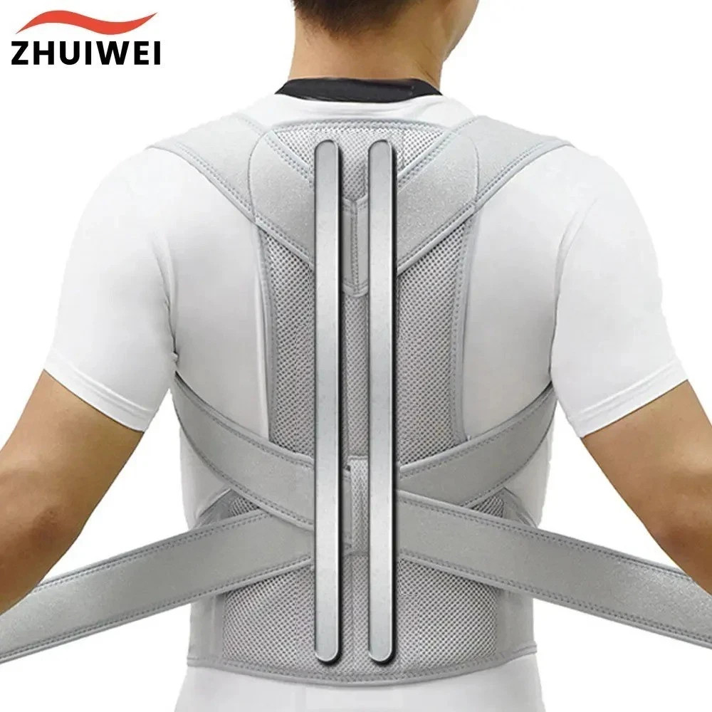 Adjustable Posture Corrector Low Back Support Shoulder Brace Belt for Men Women✅