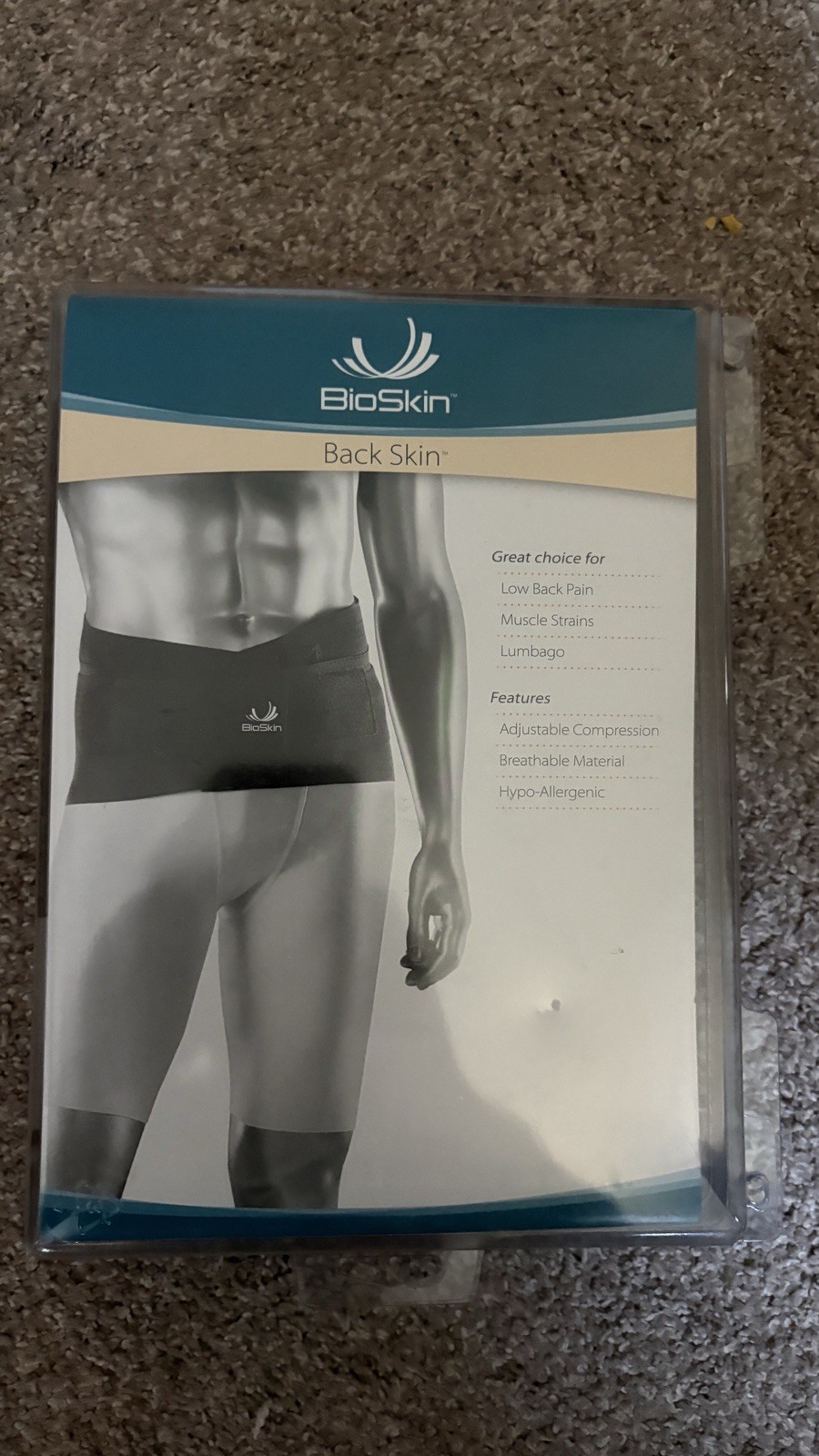BioSkin Back Skin w/ Flexible Support, XX Large 42”-46” Waist