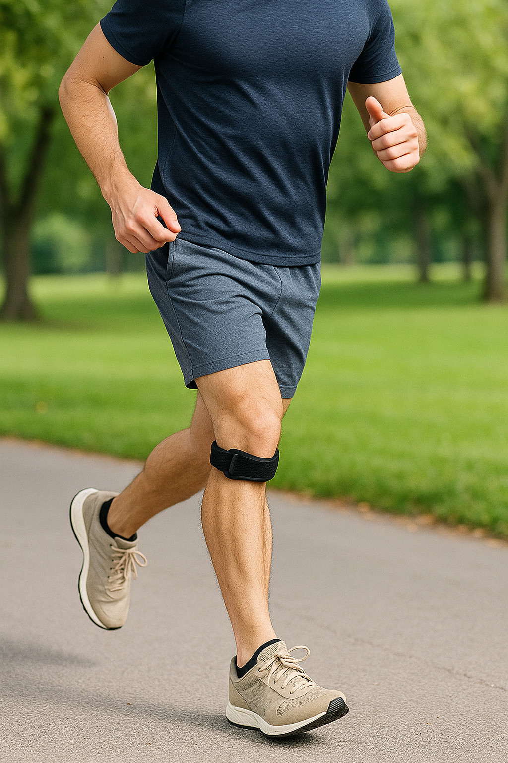 Knee Brace Support Patella Stabilizer Strap Arthritis Running Tendon Pain Relief