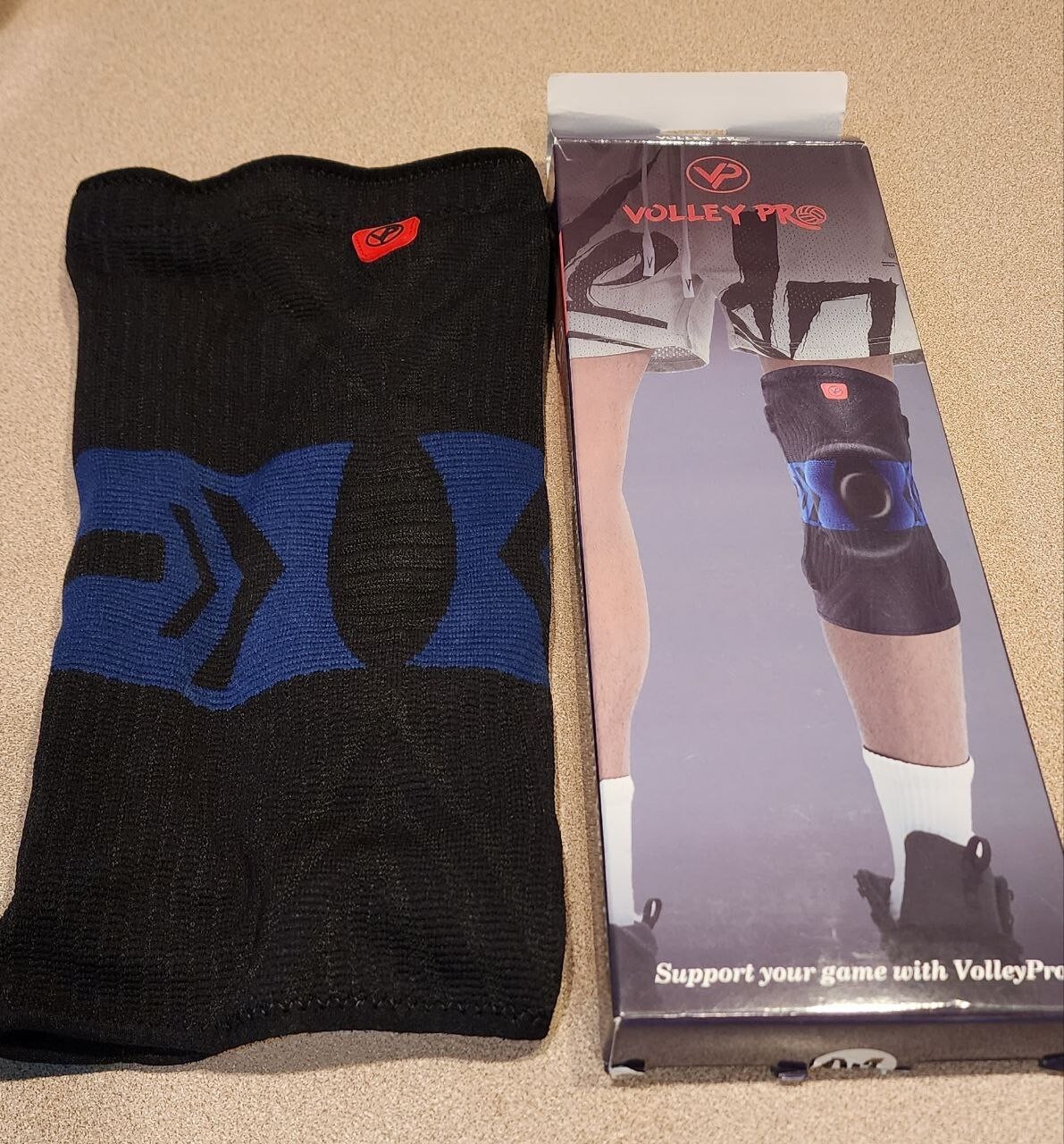 Volley Pro Knee Brace Pad M Men New Volleyball