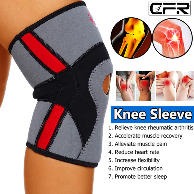 Knee Sleeve Compression Brace Support Joint Pain Arthritis For Sport Relief