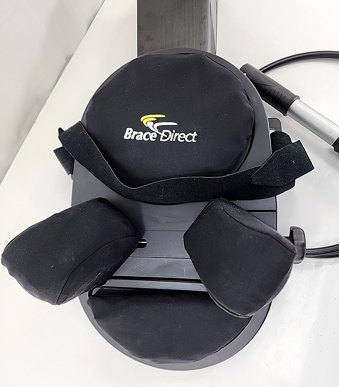 Brace Direct Cervical Neck Traction Unit – Black, Home Use Portable Posture Pump