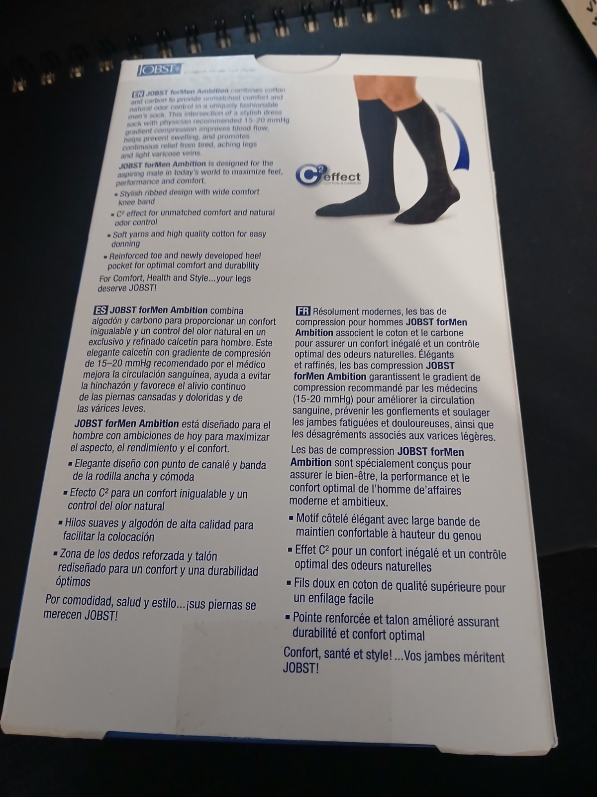 Jobst Ambition ForMen 15-20 mmHg Compression Knee Socks Medical Supports For Men