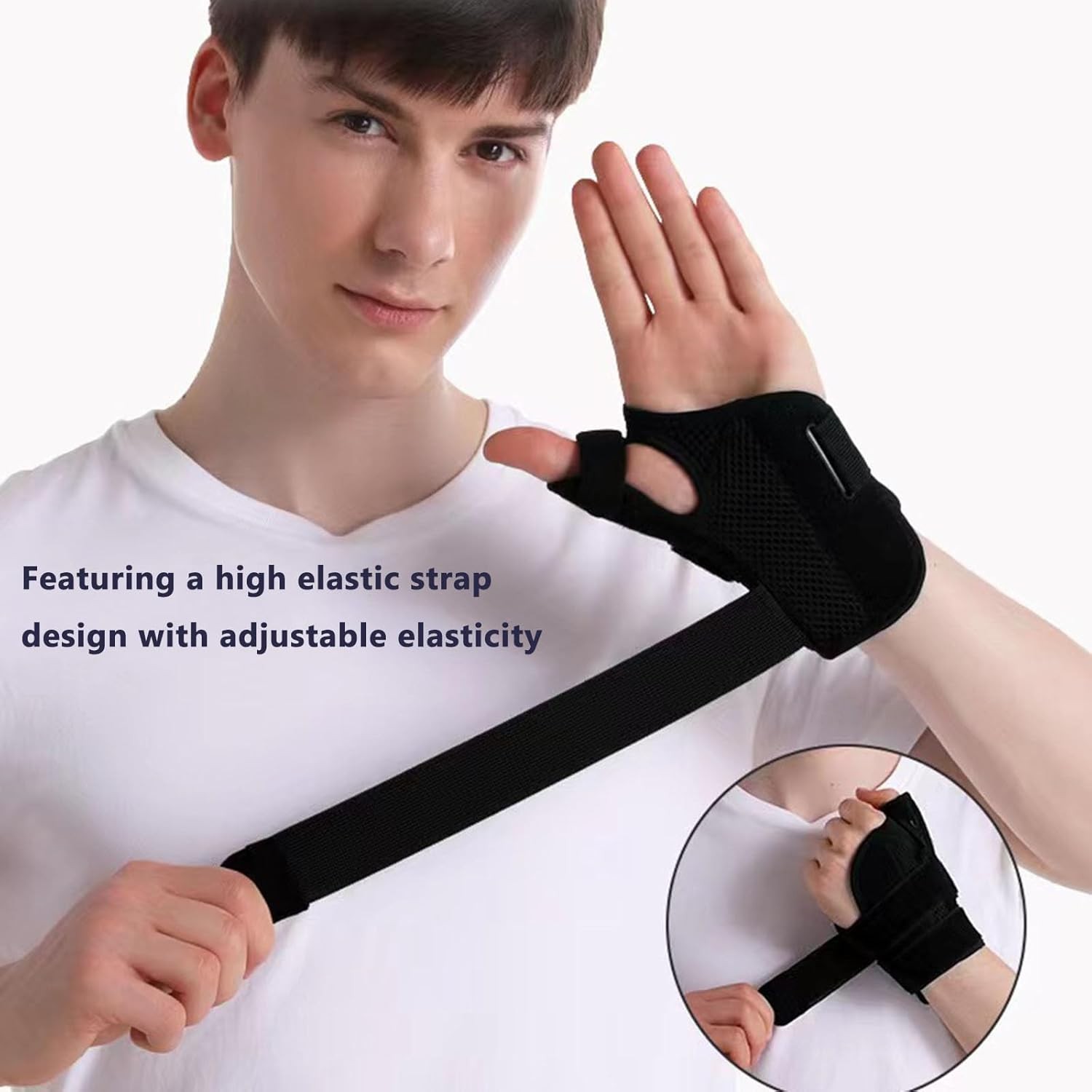 Adjustable Thumb Brace, Wrist Support, Thumb Splint for Left and Right Hands