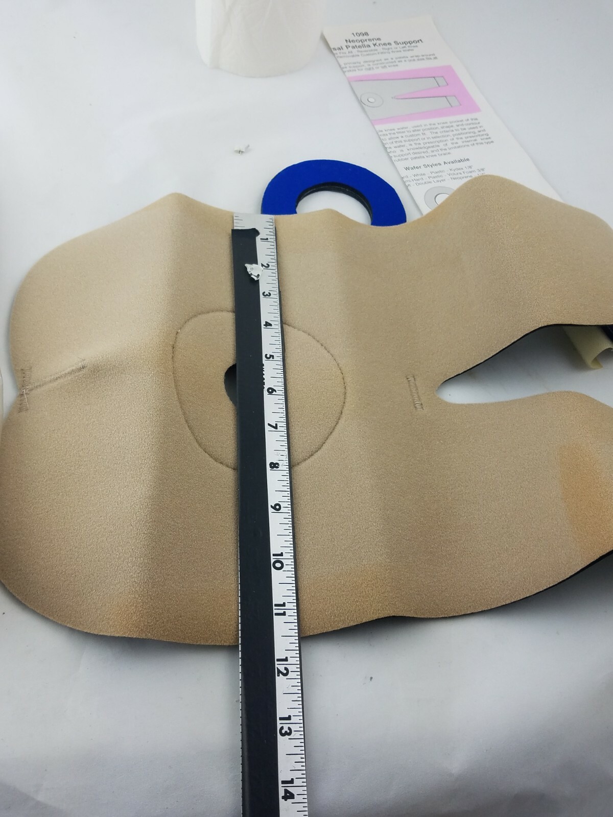 Universal Knee Brace Support Patella Neoprene With Removable Wafer USA Made