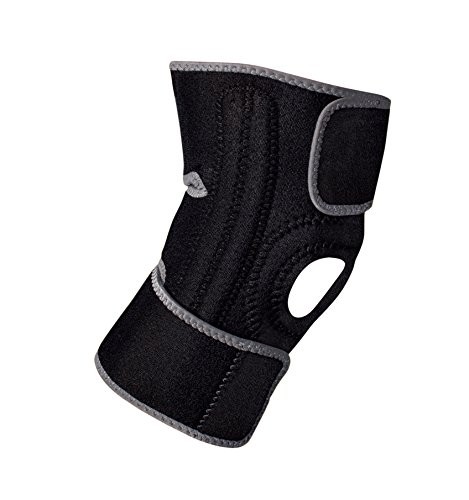 ACE BRAND KNEE SUPPORT WITH SIDE STABILIZERS ADJUSTABLE BLACK/GRAY – 907009