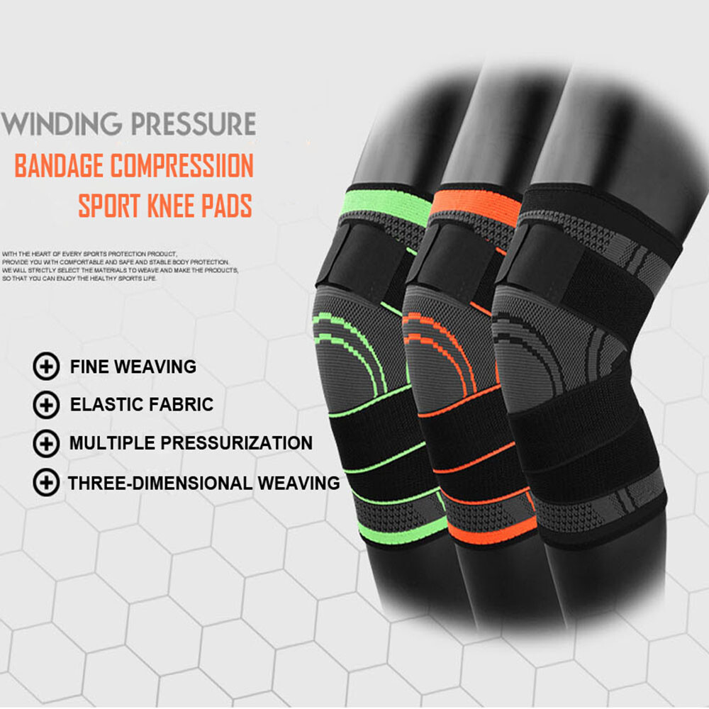 Athletics Knee Support Compression Sleeve Running Sports Brace Joint Pain Relief