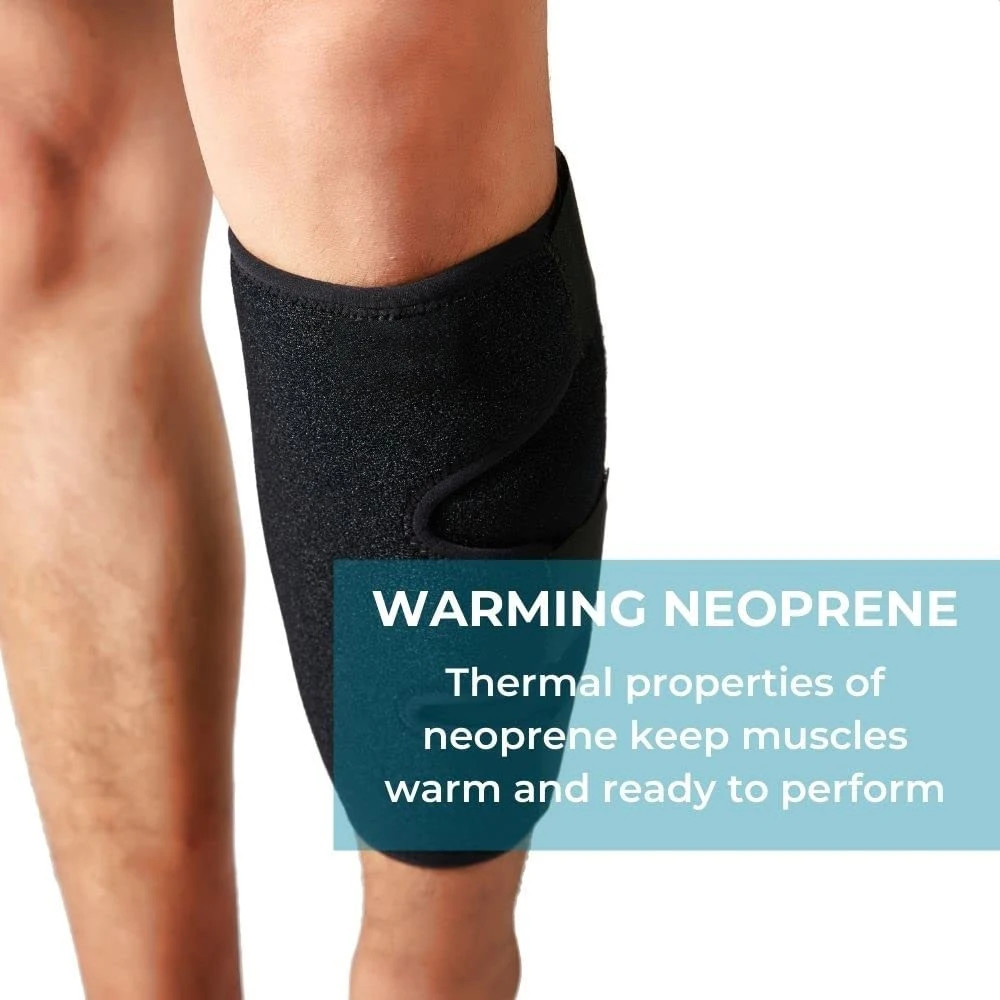 Adjustable Splint Support Leg Calf Brace Shin Compression Muscle Swelling Wrap