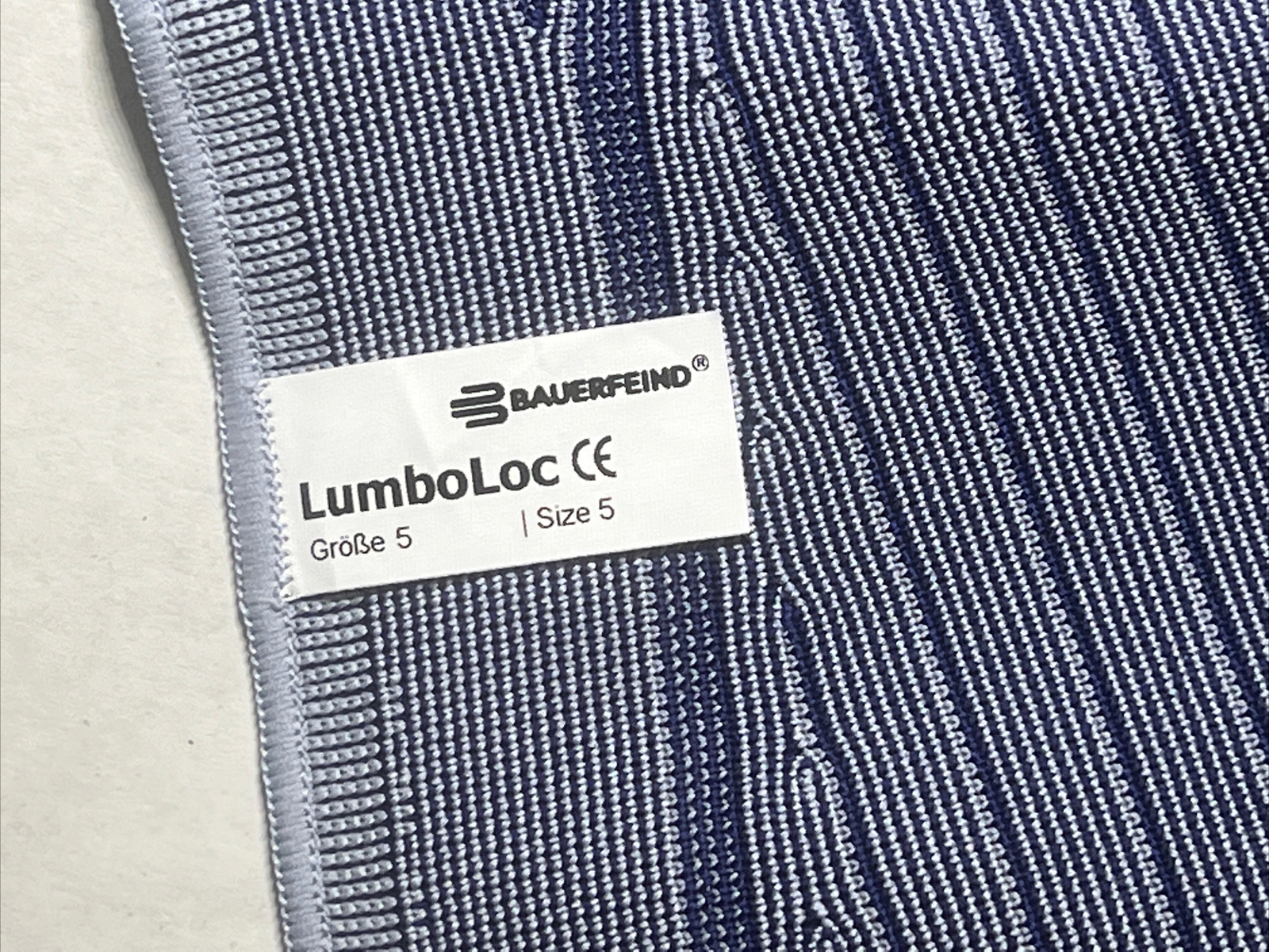 Bauerfeind LumboLoc ® Back Spine Lumbar Brace Support Size 5 Vertebral Stabiliza