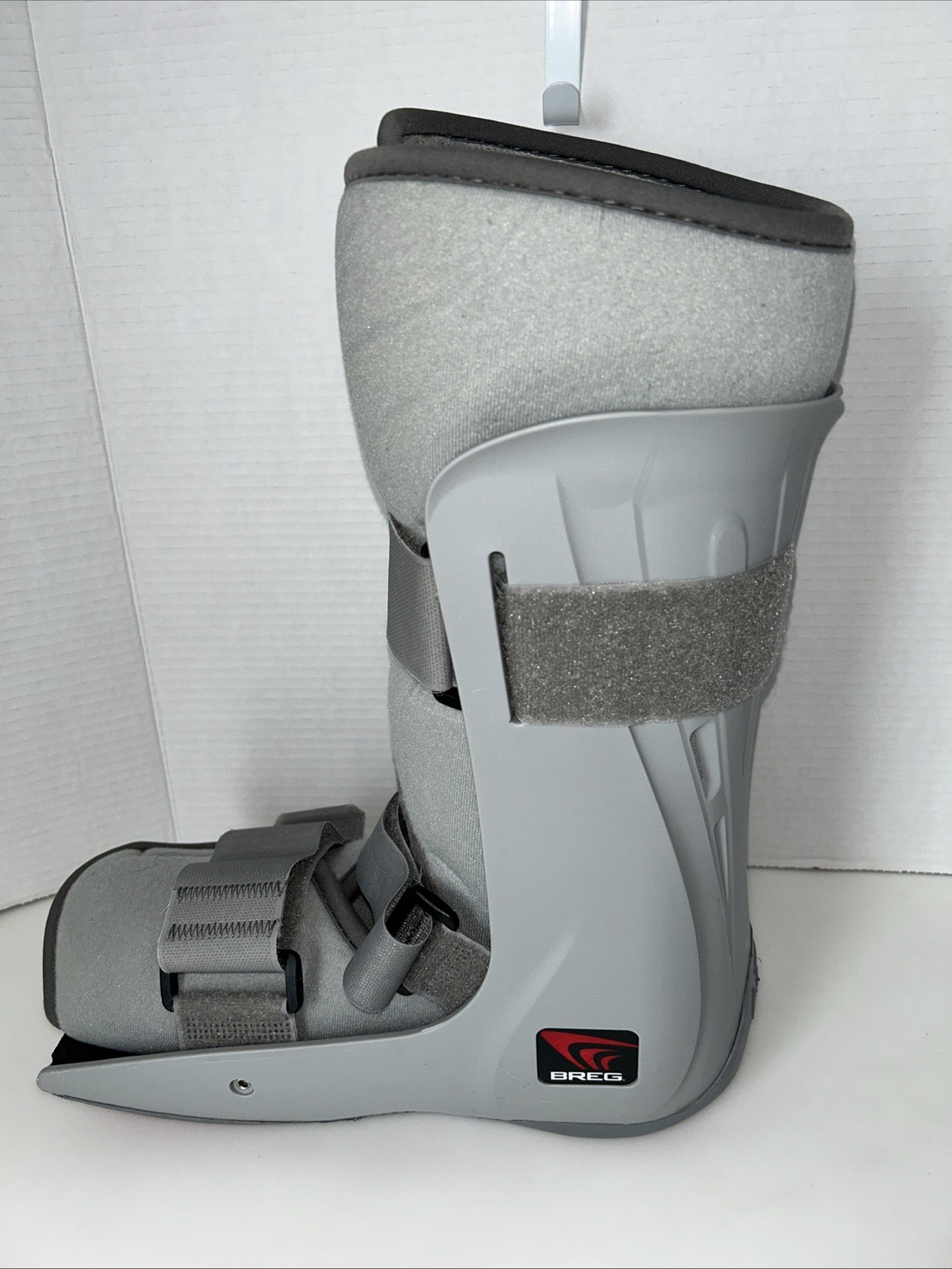 BREG Genesis Full Shell Walker BOOT 3-Strap W/Air Pump Ankle Support Size Large