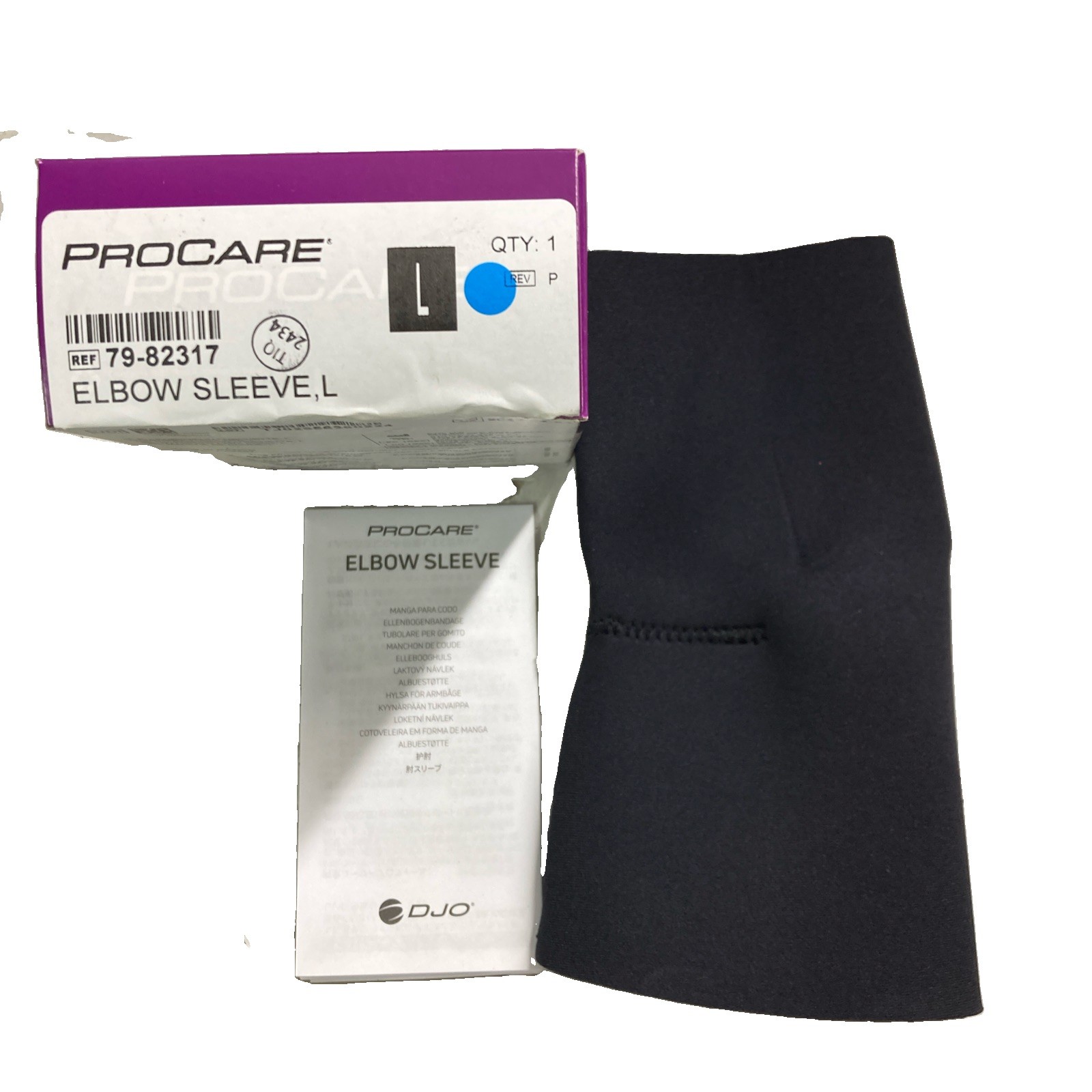 ProCare Elastic Elbow Sleeve Support Size Large 79-82317 New