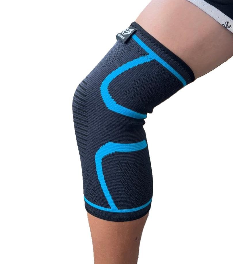 2 Pack Compression Knee Brace Support Sleeve Workout Sports Wrestling XLarge