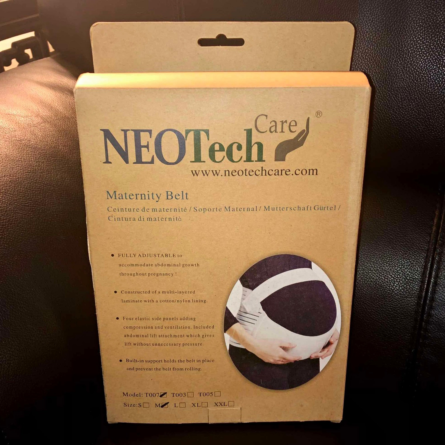 NEOTech Care Maternity Belt T007 Size M Adjustable Support