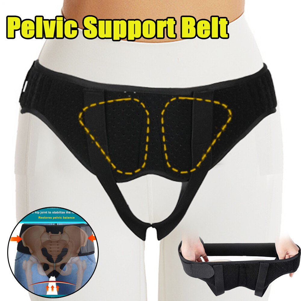 Pelvic Floor Support with Groin Straps for Prolapse Hernia Vulvar Varicosities