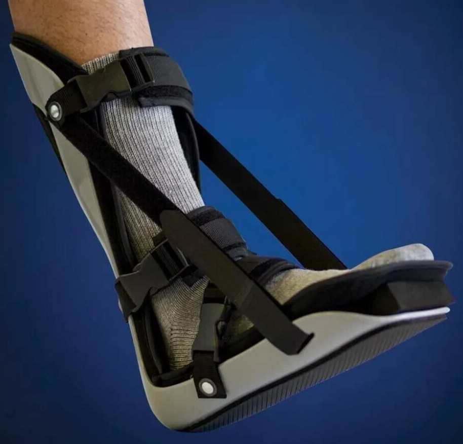 Planter Fasciitis Adjustable Leg Support Brace, Right or Left Foot Size Small