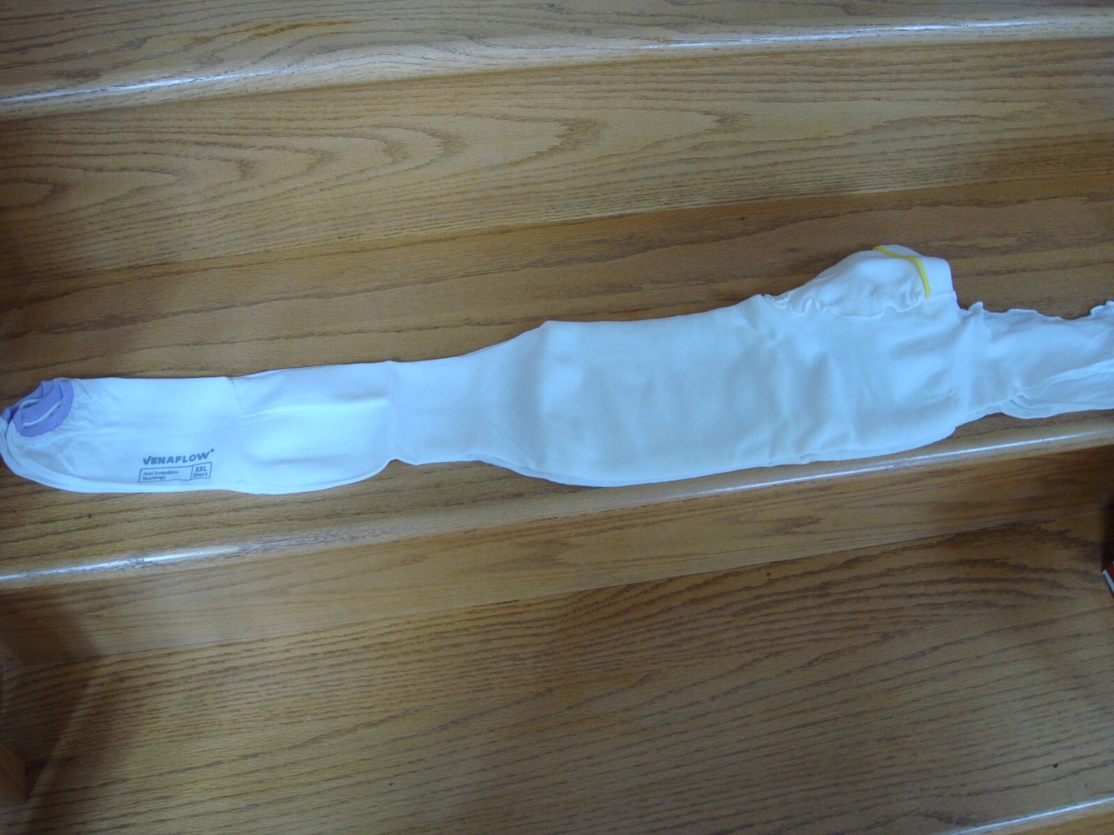 Venaflow AES Anti Embolism Stockings Open Toe White Thigh Short Small 3 Pair
